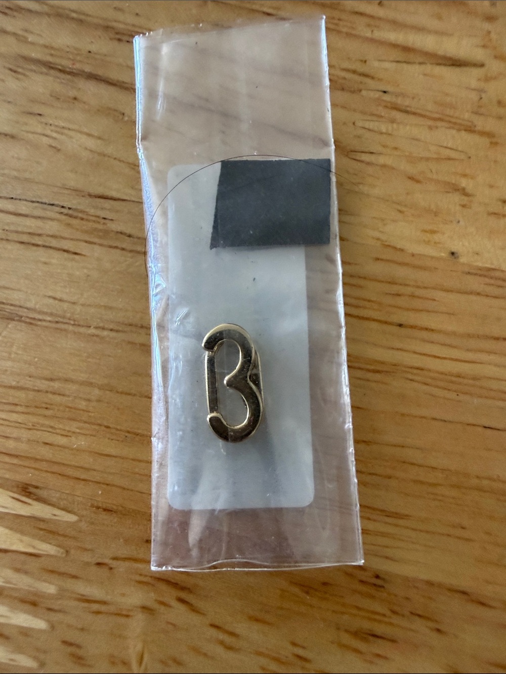 KEEP Collective Gold Number 3 Charm